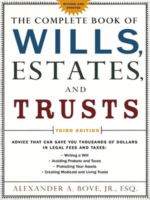 cover image of The Complete Book of Wills, Estates & Trusts
